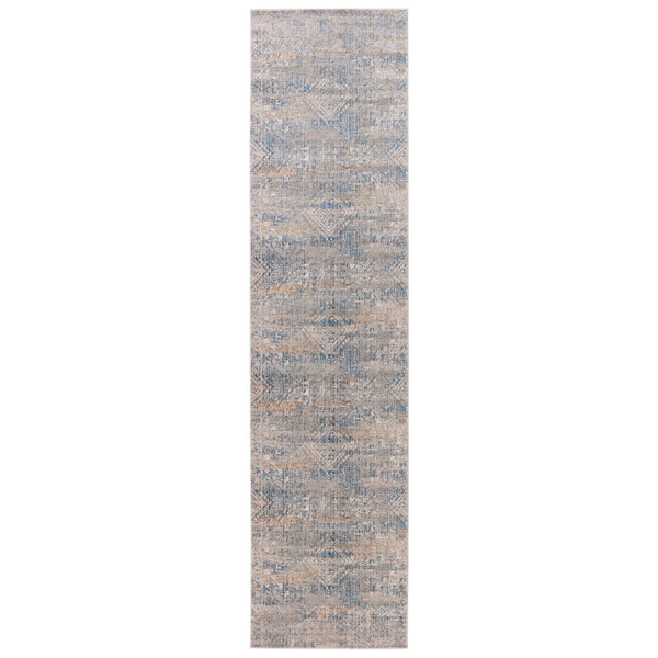 Jaipur Living Vibe by Jaipur Living Louden Tribal Polyester Runner Rug with Fringe for Hallways 3' x 12' RUG151454