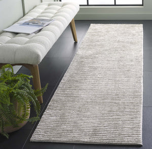 Safavieh Audrey Modern Ivory/Grey Area Rug - Enhance Your Space With Timeless Elegance And Comfort Today! Light Grey ,Ivory 80% Micro Polyester,20% Cotton Aud101g-8