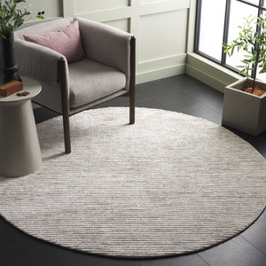 Safavieh Audrey Modern Ivory/Grey Area Rug - Enhance Your Space With Timeless Elegance And Comfort Today! Light Grey ,Ivory 80% Micro Polyester,20% Cotton Aud101g-8