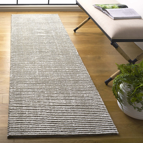Safavieh Audrey Modern Ivory/Grey Area Rug - Enhance Your Space With Timeless Elegance And Comfort Today! Ivory ,Dark Grey 80% Micro Polyester,20% Cotton Aud101h-6sq
