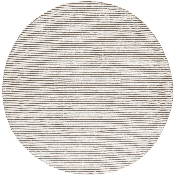 Safavieh Audrey Modern Ivory/Grey Area Rug - Enhance Your Space With Timeless Elegance And Comfort Today! Ivory ,Dark Grey 80% Micro Polyester,20% Cotton Aud101h-6sq