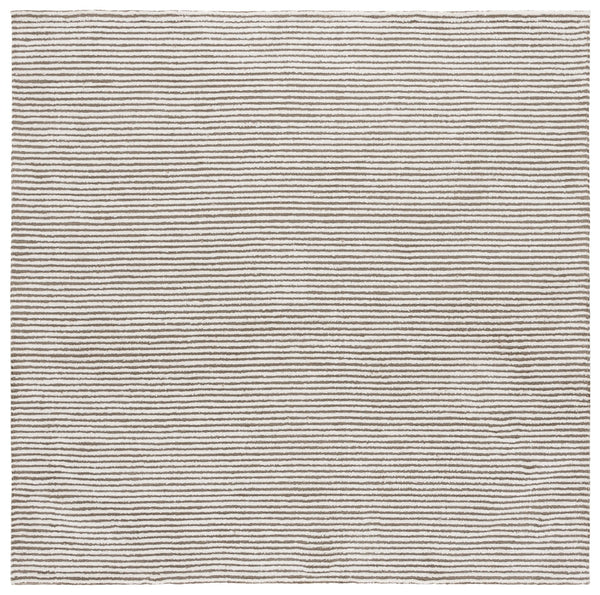 Safavieh Audrey Modern Ivory/Grey Area Rug - Enhance Your Space With Timeless Elegance And Comfort Today! Ivory ,Dark Grey 80% Micro Polyester,20% Cotton Aud101h-6sq