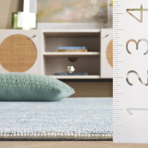 Safavieh Audrey Modern Ivory/Grey Area Rug - Enhance Your Space With Timeless Elegance And Comfort Today! Blue ,Ivory 80% Micro Polyester,20% Cotton Aud101m-6r