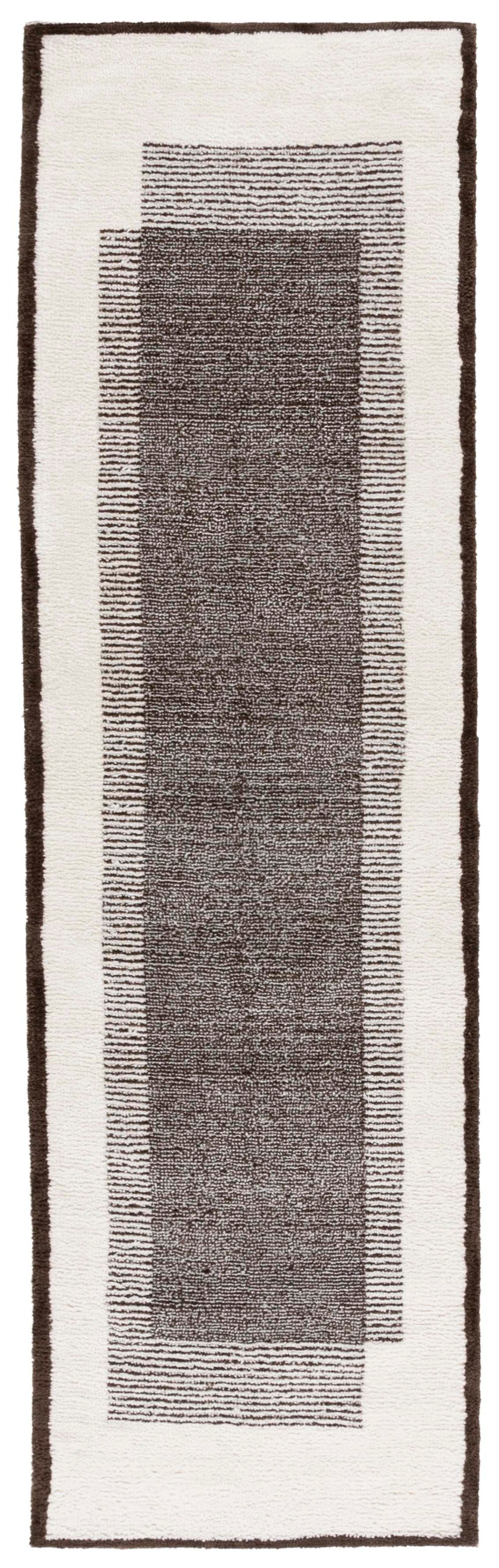 Safavieh Audrey Modern Area Rug - Exquisite Power-loomed Design With Soft Texture For Effortless Elegance Dark Grey ,Ivory 80% Micro Polyester,20% Cotton Aud102h-28
