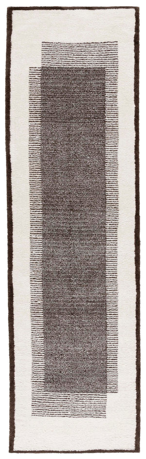 Safavieh Audrey Modern Area Rug - Exquisite Power-loomed Design With Soft Texture For Effortless Elegance Dark Grey ,Ivory 80% Micro Polyester,20% Cotton Aud102h-28