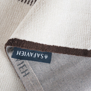 Safavieh Audrey Modern Area Rug - Exquisite Power-loomed Design With Soft Texture For Effortless Elegance Dark Grey ,Ivory 80% Micro Polyester,20% Cotton Aud102h-28