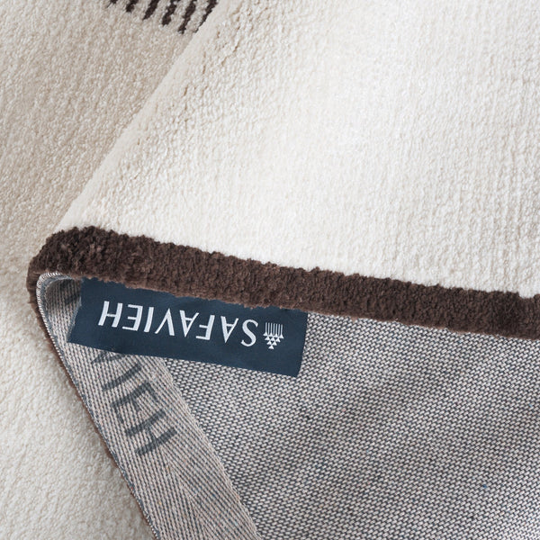 Safavieh Audrey Modern Area Rug - Exquisite Power-loomed Design With Soft Texture For Effortless Elegance Dark Grey ,Ivory 80% Micro Polyester,20% Cotton Aud102h-28