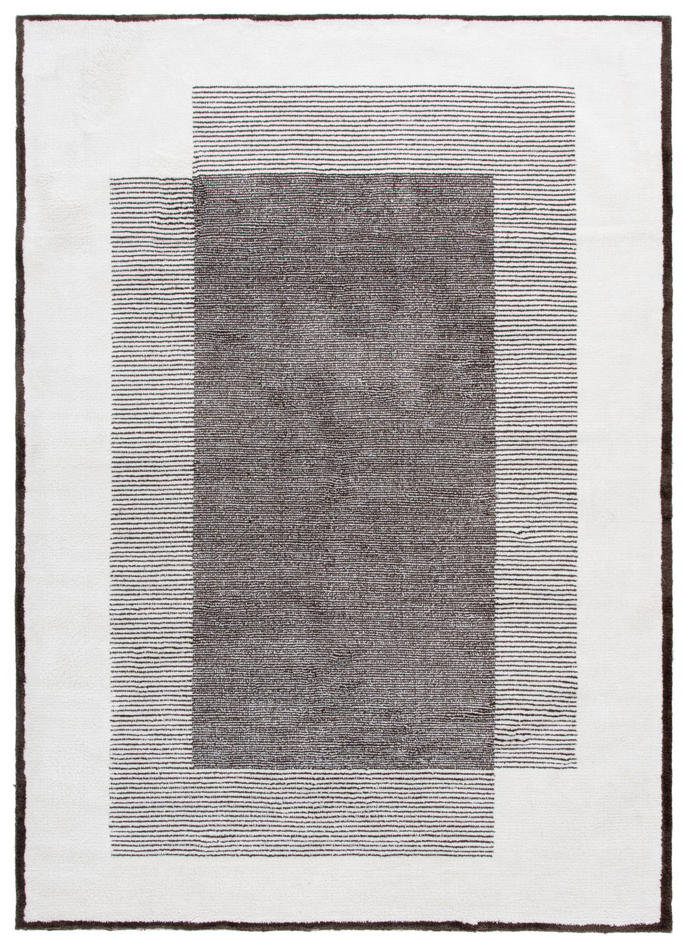 Safavieh Audrey Modern Area Rug - Exquisite Power-loomed Design With Soft Texture For Effortless Elegance Dark Grey ,Ivory 80% Micro Polyester,20% Cotton Aud102h-28