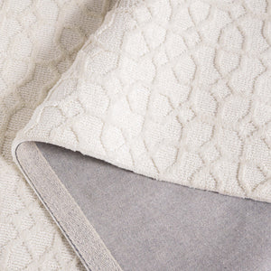 Safavieh Audrey Elegant Area Rug – Luxurious Softness & Durable Design For Timeless Home Décor Style Ivory 80% Micro Polyester,20% Cotton Aud103a-8