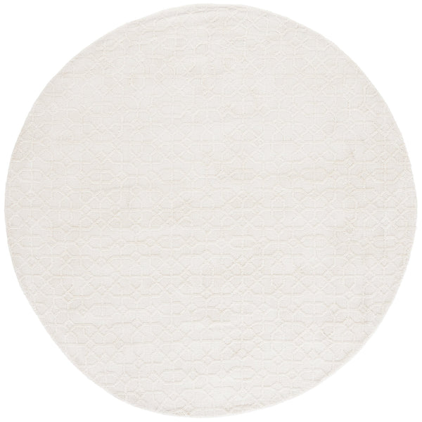 Safavieh Audrey Elegant Area Rug – Luxurious Softness & Durable Design For Timeless Home Décor Style Ivory 80% Micro Polyester,20% Cotton Aud103a-8
