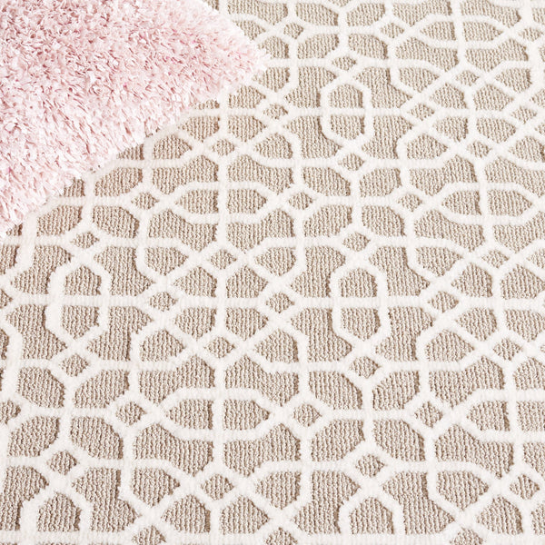 Safavieh Audrey Elegant Area Rug – Luxurious Softness & Durable Design For Timeless Home Décor Style Taupe ,Ivory 80% Micro Polyester,20% Cotton Aud103e-28