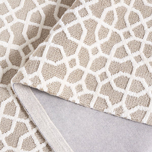 Safavieh Audrey Elegant Area Rug – Luxurious Softness & Durable Design For Timeless Home Décor Style Taupe ,Ivory 80% Micro Polyester,20% Cotton Aud103e-28