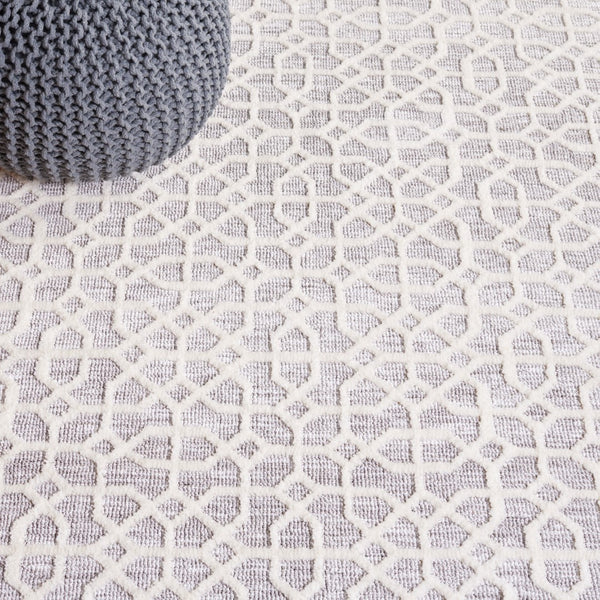 Safavieh Audrey 103 Power loomed Transitional Rug Light Grey / Beige 5' x 8'