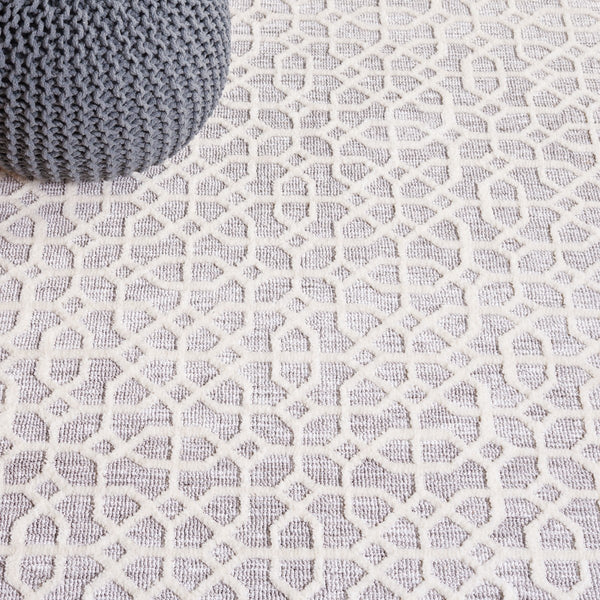 Safavieh Audrey 103 Power loomed Transitional Rug Light Grey / Beige 8' x 10'