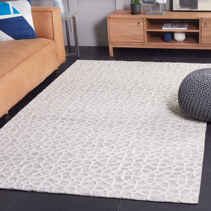 Safavieh Audrey Elegant Area Rug – Luxurious Softness & Durable Design For Timeless Home Décor Style Light Grey ,Beige 80% Micro Polyester,20% Cotton Aud103g-6r