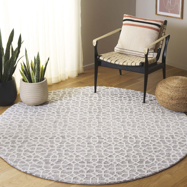 Safavieh Audrey Elegant Area Rug – Luxurious Softness & Durable Design For Timeless Home Décor Style Light Grey ,Beige 80% Micro Polyester,20% Cotton Aud103g-6r