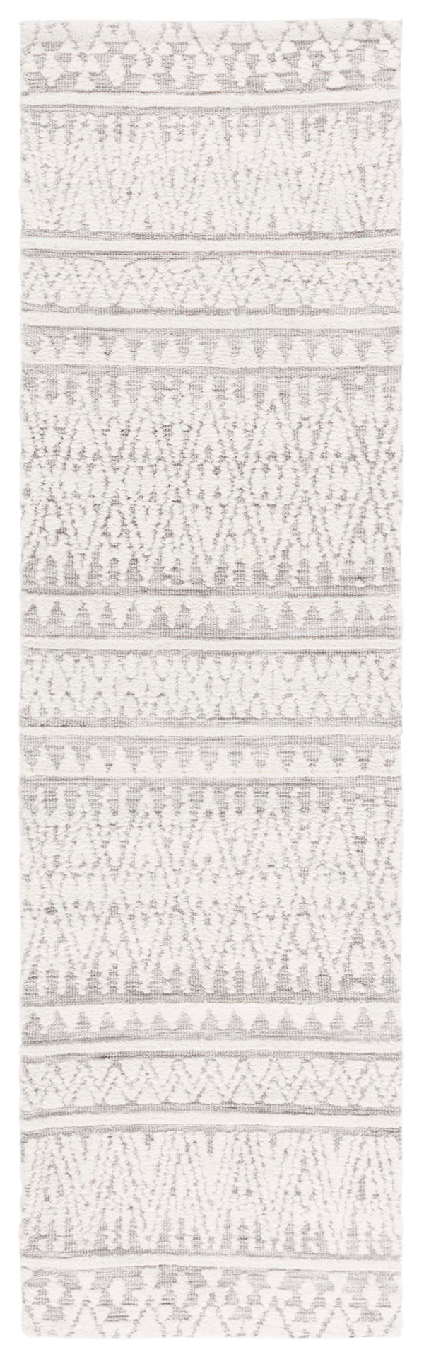 Safavieh Audrey Timeless Transitional Area Rug - Elegant Geometric Design For Modern Living Spaces Grey ,Ivory 80% Micro Polyester,20% Cotton Aud104f-6sq