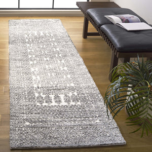 Safavieh Audrey Elegant Ivory And Grey Area Rug – Timeless Design For Cozy Living Spaces And Modern Homes Ivory ,Grey 80% Micro Polyester,20% Cotton Aud105a-4