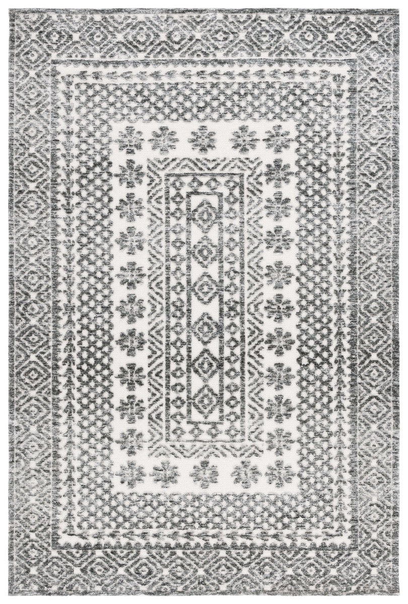 Safavieh Audrey 105 Power loomed Transitional Rug Ivory / Grey 8' x 10'