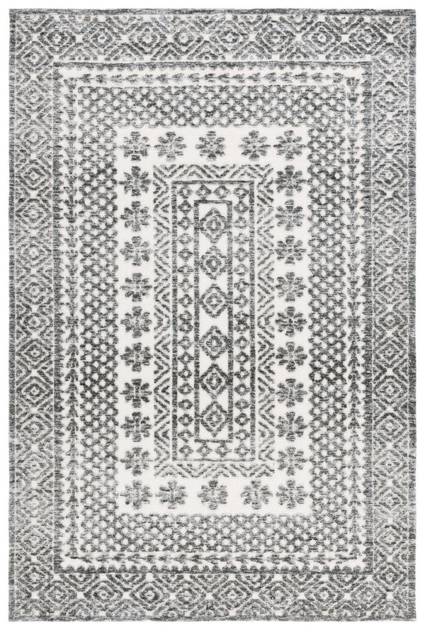 Safavieh Audrey 105 Power loomed Transitional Rug Ivory / Grey 8' x 10'