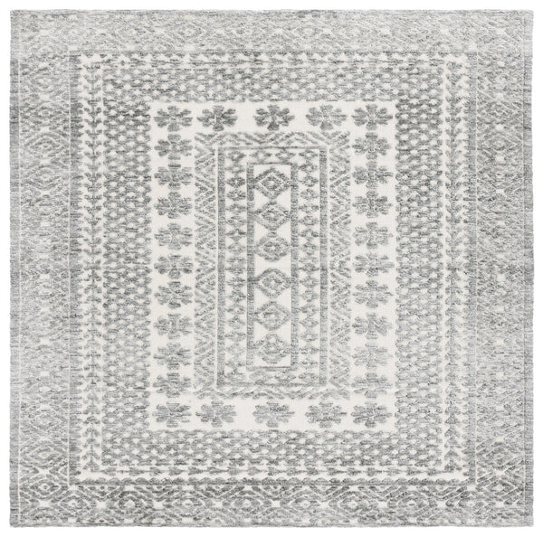 Safavieh Audrey Elegant Ivory And Grey Area Rug – Timeless Design For Cozy Living Spaces And Modern Homes Ivory ,Grey 80% Micro Polyester,20% Cotton Aud105a-4