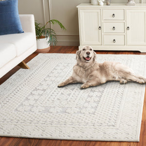 Safavieh Audrey Elegant Ivory And Grey Area Rug – Timeless Design For Cozy Living Spaces And Modern Homes Grey ,Ivory 80% Micro Polyester,20% Cotton Aud105f-28