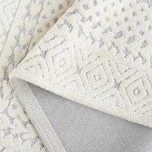 Safavieh Audrey Elegant Ivory And Grey Area Rug – Timeless Design For Cozy Living Spaces And Modern Homes Grey ,Ivory 80% Micro Polyester,20% Cotton Aud105f-28