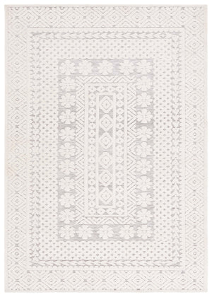 Safavieh Audrey Elegant Ivory And Grey Area Rug – Timeless Design For Cozy Living Spaces And Modern Homes Grey ,Ivory 80% Micro Polyester,20% Cotton Aud105f-28