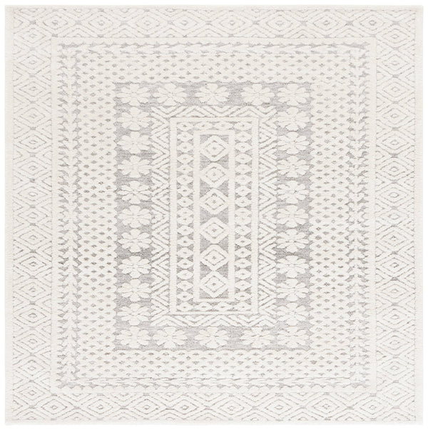 Safavieh Audrey Elegant Ivory And Grey Area Rug – Timeless Design For Cozy Living Spaces And Modern Homes Grey ,Ivory 80% Micro Polyester,20% Cotton Aud105f-28