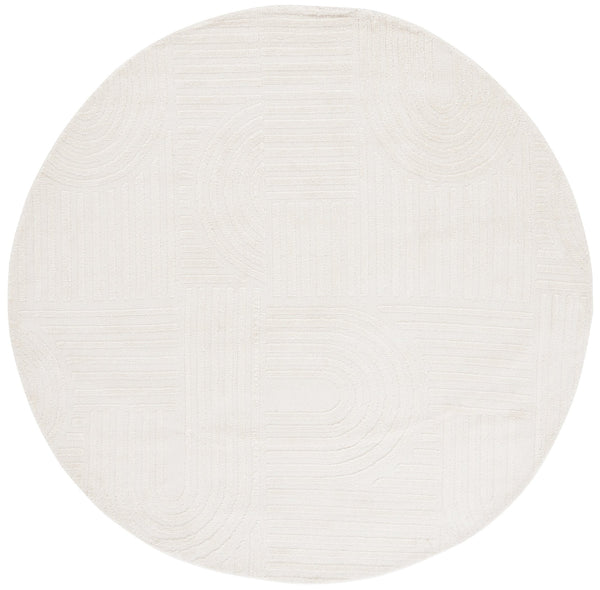 Safavieh Audrey Elegant Geometric Area Rug With Timeless Style | Luxurious Comfort For Any Room Decor Beige 80% Micro Polyester,20% Cotton Aud106b-6r