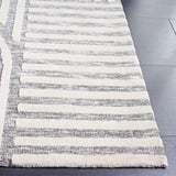 Safavieh Audrey 106 Power loomed Transitional Rug Grey / Ivory 5' x 8'