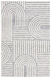 Safavieh Audrey 106 Power loomed Transitional Rug Grey / Ivory 8' x 10'