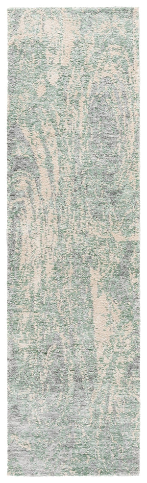 Safavieh Audrey Exquisite Area Rug - Luxurious Abstract Design For Elegant Living Spaces & Cozy Comfort Blue ,Grey 80% Micro Polyester,20% Cotton Aud107m-5