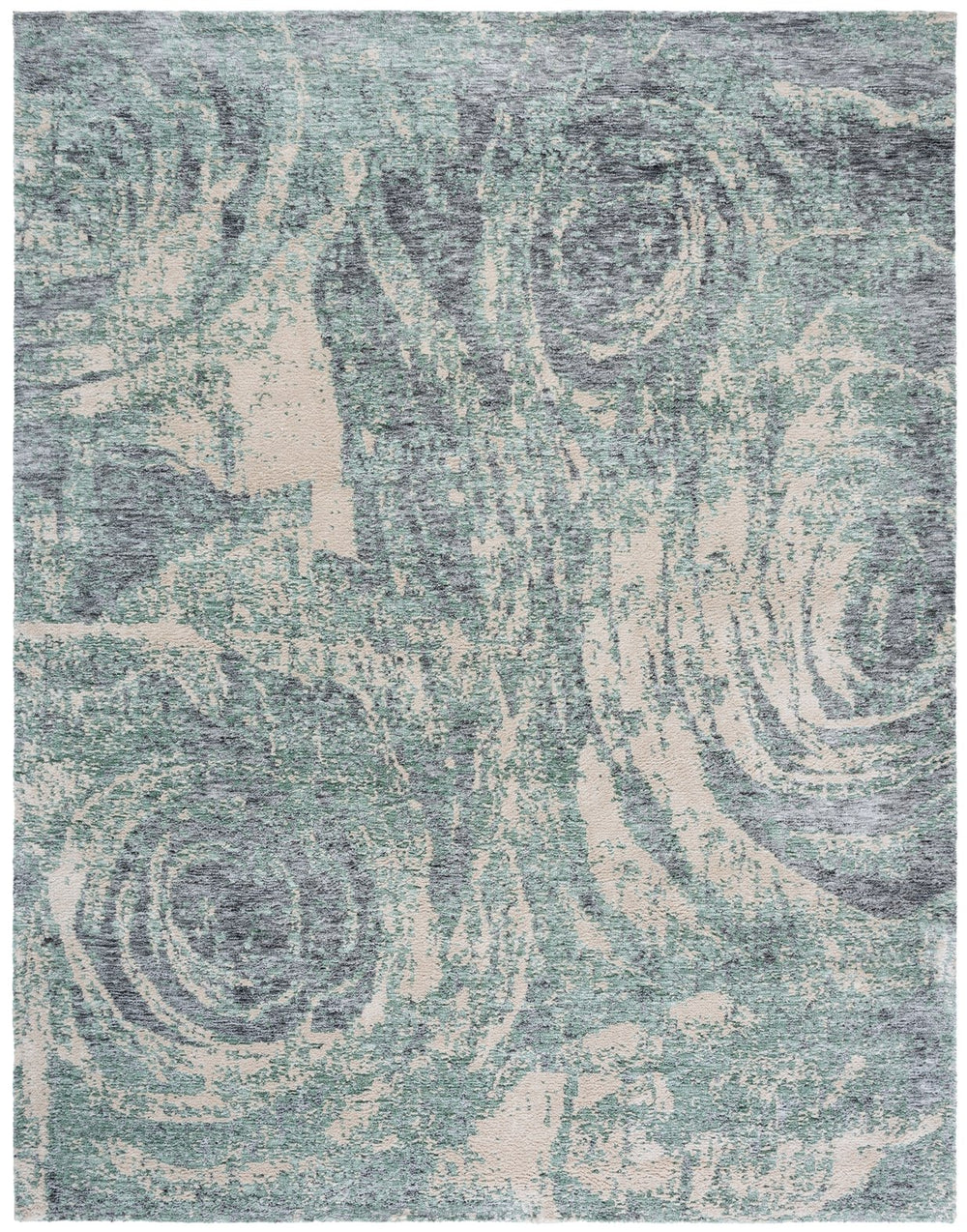 Safavieh Audrey Exquisite Area Rug - Luxurious Abstract Design For Elegant Living Spaces & Cozy Comfort Blue ,Grey 80% Micro Polyester,20% Cotton Aud107m-5