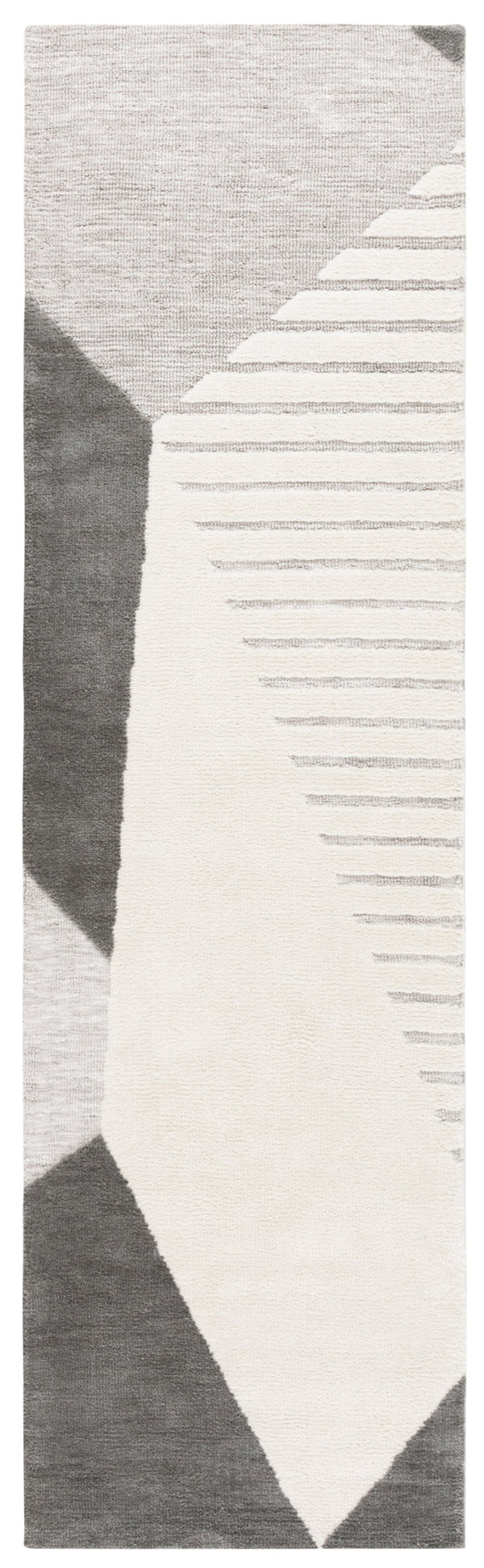 Safavieh Audrey Luxurious Round Area Rug - Elegant Modern Design For Chic Home Decor, Soft & Durable Masterpiece Grey ,Ivory 80% Micro Polyester,20% Cotton Aud108f-6sq