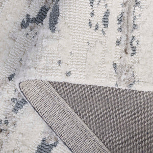 Safavieh Audrey Premium Area Rug - Sophisticated Modern Design For Luxurious Living Spaces And Timeless Charm Grey ,Beige 80% Micro Polyester,20% Cotton Aud110f-8