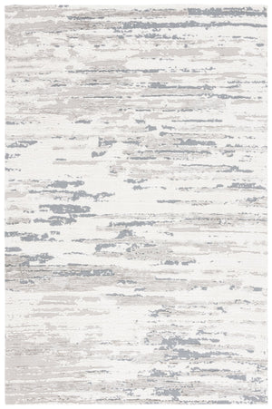 Safavieh Audrey Premium Area Rug - Sophisticated Modern Design For Luxurious Living Spaces And Timeless Charm Grey ,Beige 80% Micro Polyester,20% Cotton Aud110f-8