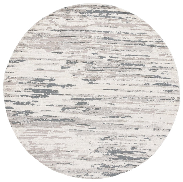 Safavieh Audrey Premium Area Rug - Sophisticated Modern Design For Luxurious Living Spaces And Timeless Charm Grey ,Beige 80% Micro Polyester,20% Cotton Aud110f-8