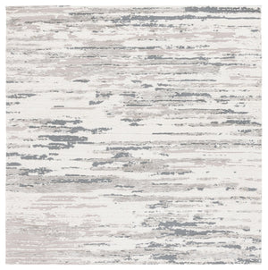 Safavieh Audrey Premium Area Rug - Sophisticated Modern Design For Luxurious Living Spaces And Timeless Charm Grey ,Beige 80% Micro Polyester,20% Cotton Aud110f-8
