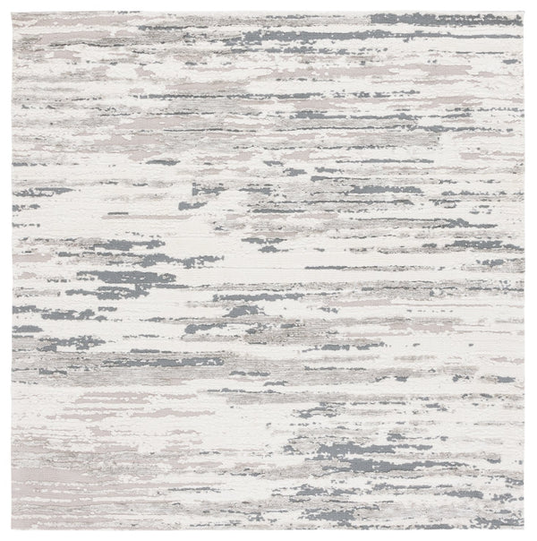 Safavieh Audrey Premium Area Rug - Sophisticated Modern Design For Luxurious Living Spaces And Timeless Charm Grey ,Beige 80% Micro Polyester,20% Cotton Aud110f-8