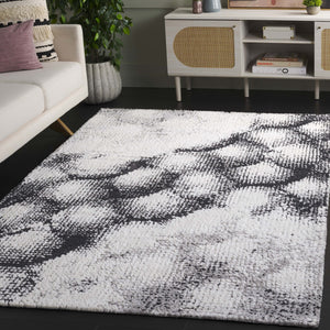 Safavieh Audrey Modern Area Rug - Premium Quality, Chic Grey And Ivory Design For Stylish Home Décor Grey ,Ivory 80% Micro Polyester,20% Cotton Aud111f-8
