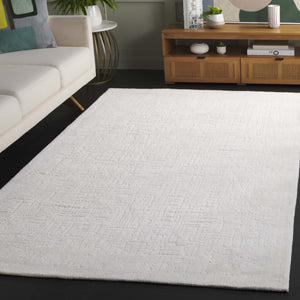 Safavieh Audrey Elegant Power-loomed Area Rug With Geometric Patterns For Modern Home Décor And Comfort Ivory 80% Micro Polyester,20% Cotton Aud112a-4