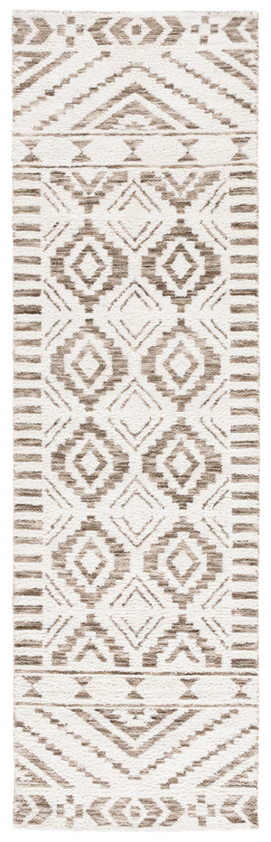Safavieh Audrey Hand-tufted Area Rug - Exquisite Geometric Design For Timeless Elegance In Any Room Ivory ,Beige 80% Polyester 20% Cotton Aud202b-28