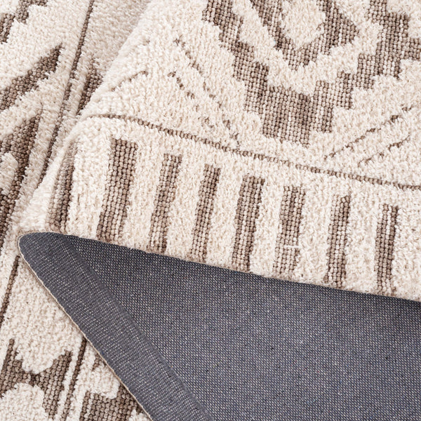 Safavieh Audrey Hand-tufted Area Rug - Exquisite Geometric Design For Timeless Elegance In Any Room Ivory ,Beige 80% Polyester 20% Cotton Aud202b-28