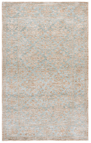 Safavieh Audrey Light Teal Beige Runner Rug 2 Ft 3-Inches X 8 Ft Hand-Tufted Polyester 1/2" Pile Durable Hallway Accent 2'-3" x 8'-0" AUD301J-28