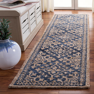 Safavieh Audrey Hand‑Tufted Blue Beige Area Rug — Serene Transitional Design, Low Pile, Durable Polyester 4'-0" x 6'-0" AUD301M-4
