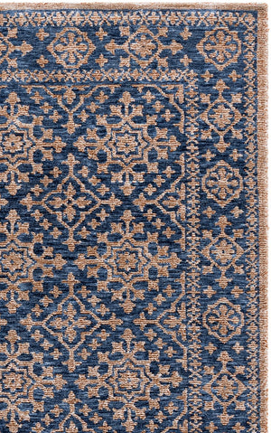 Safavieh Audrey Hand-Tufted Square Area Rug In Calming Blue And Beige — Low 1/2" Pile, Durable Polyester, Made In India 6'-0" x 6'-0" AUD301M-6SQ
