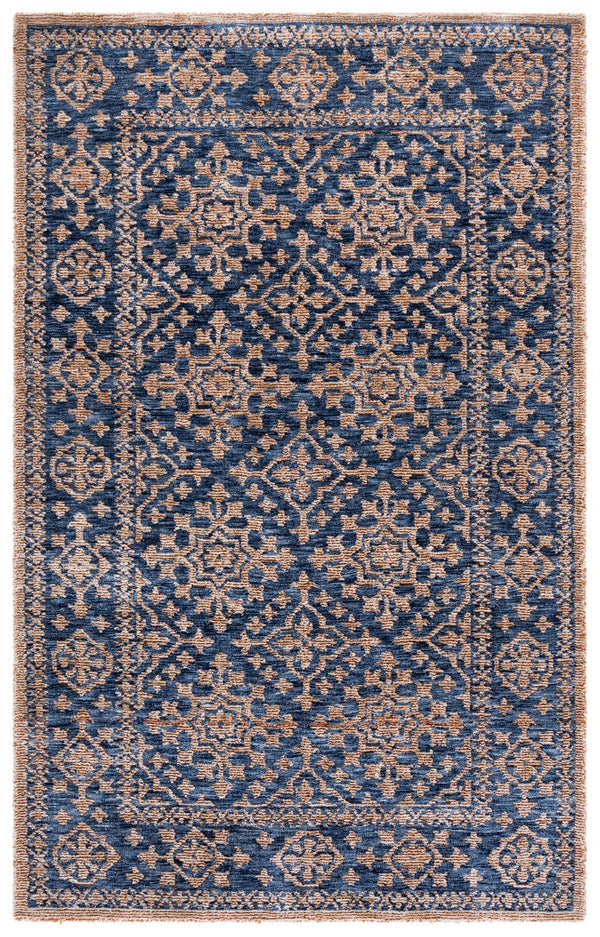 Safavieh Audrey Hand-Tufted Square Area Rug In Calming Blue And Beige — Low 1/2" Pile, Durable Polyester, Made In India 6'-0" x 6'-0" AUD301M-6SQ