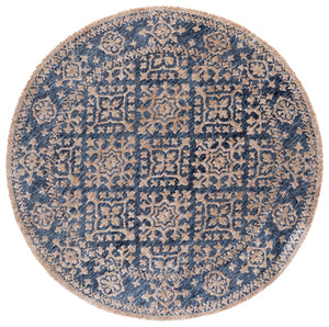 Safavieh Audrey Hand‑Tufted Blue Beige Area Rug — Serene Transitional Design, Low Pile, Durable Polyester 4'-0" x 6'-0" AUD301M-4