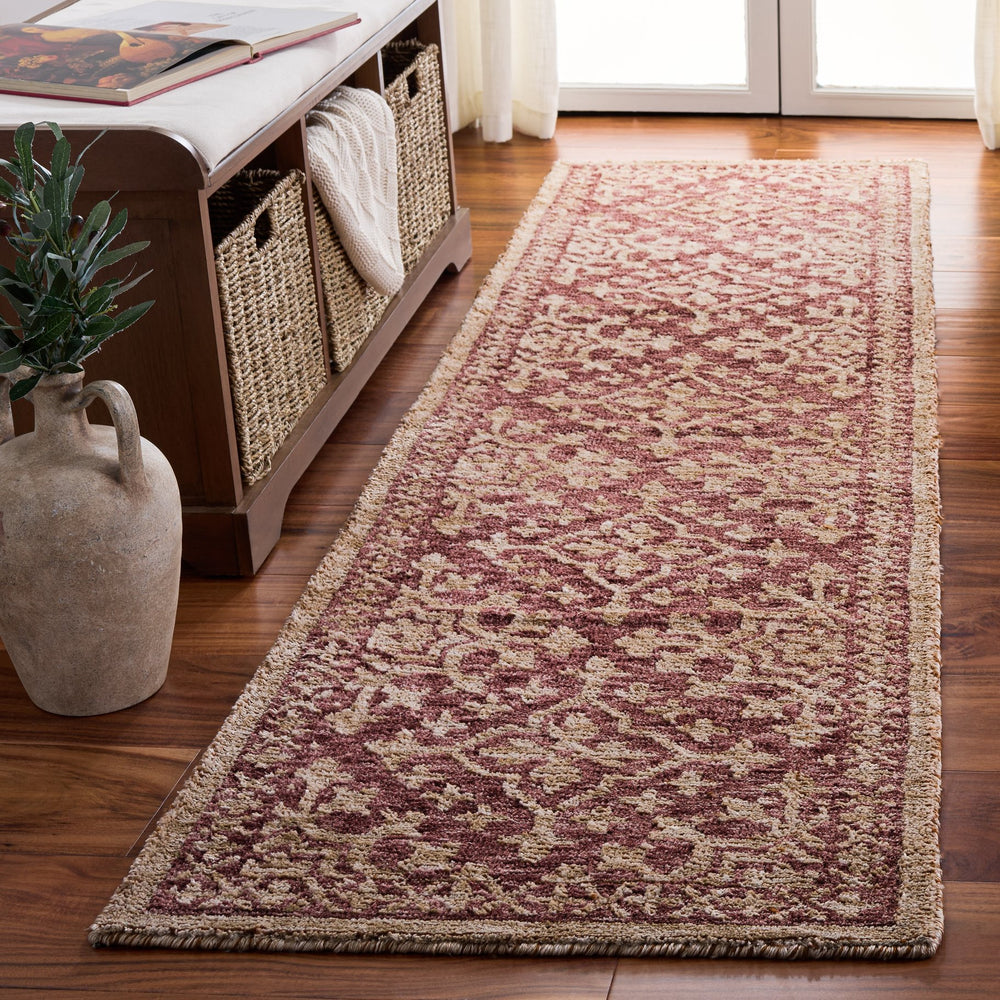 Safavieh Audrey Hand-Tufted Light Brown Beige Area Rug — Plush Polyester Low-Profile Square Rug, India Crafted 6'-0" x 6'-0" AUD301T-6SQ
